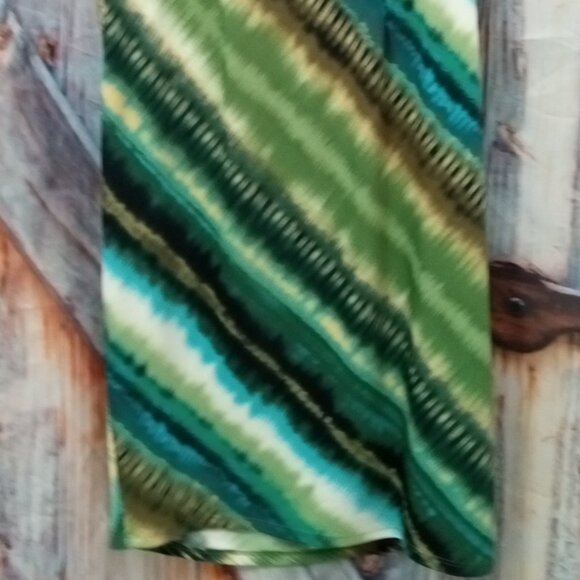 Serengeti Sleeveless Dress One Piece Top with Gathered Skirt Size Small - Picture 6 of 10